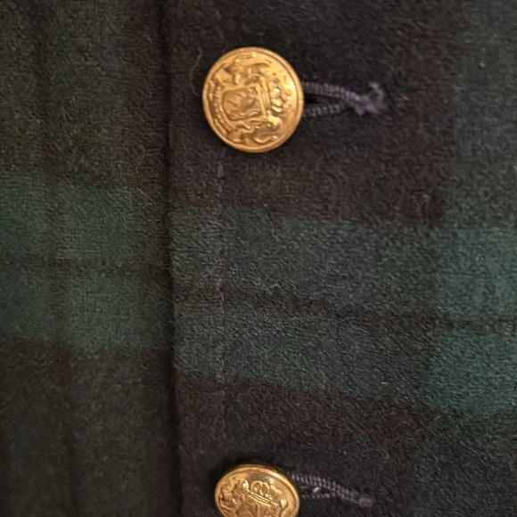 Pendleton Woolen Mills Men’s 3-piece set, vest/pants/cap, navy blue/forest green - Picture 3 of 10